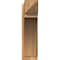 Ekena Millwork Thorton Rough Sawn Arts and Crafts Outlooker, Western Red Cedar, 8"W x 28"D x 28"H OUT08X28X28THR03RWR - alternate 4